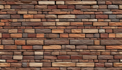 Obraz premium Brick wall texture material defuse map background for 3D modeling 