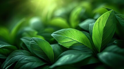 Green Leaf Blurred Blur Natural Abstract, Background Banner HD