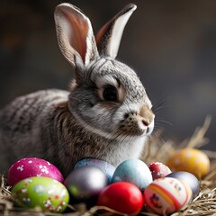 Easter bunny created with AI