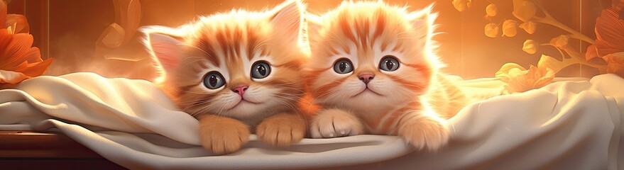 The charm of cute kittens lies in their delightful and amusing behavior, making them irresistibly adorable.