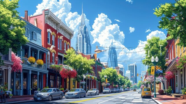 Nashville Tn Usa, Background Banner HD