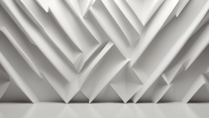 abstract white geometric background with lines, ai generate