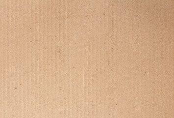 Fototapeta premium Cardboard sheet texture background, detail of recycle brown paper box pattern.