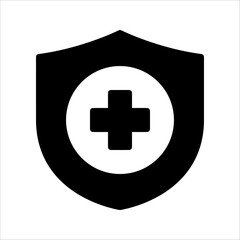Shield check mark icon vector illustration