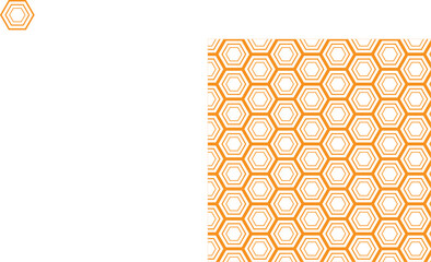 vectro pattern with honeycomb
