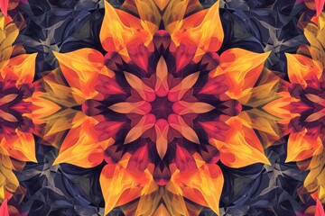 Abstract seamless geometric patterns. Kaleidoscope seamless.