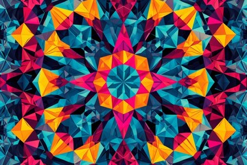 Fototapeta na wymiar Abstract seamless geometric patterns. Kaleidoscope seamless.