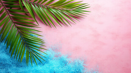 background with palm trees