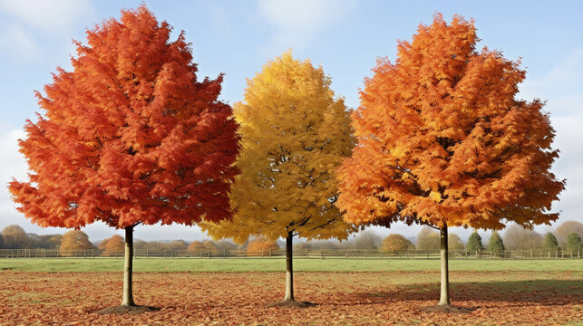autumn trees in autumn high definition(hd) photographic creative image