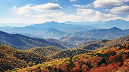 autumn in the mountains high definition(hd) photographic creative image