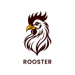 Fototapeta na wymiar Rooster mascot illustration logo design