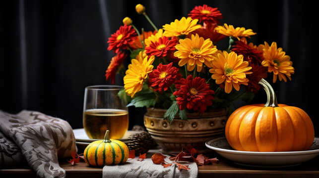 still life with pumpkin high definition(hd) photographic creative image