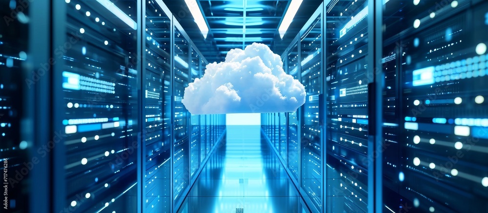 Poster examining cutting-edge cloud storage networks for backing up large volumes of data in the ever-evolv