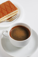Coffee and Sponge cake