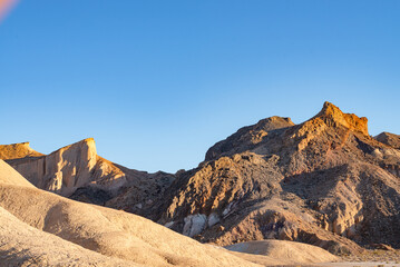 Desert, Death Valley, Sunset, China Ranch, Tecopa, California, Arid Landscape, Golden Hour