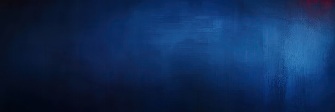 Black dark azure cobalt sapphire blue abstract background. Color gradient. Geometric shape. Wave, wavy curved line. Rough grunge grain noise. Light neon metallic shine shimmer bright. Design © Nice Seven
