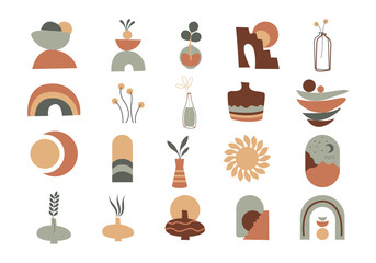 Aesthetic Bohemian Decoration Shape Set