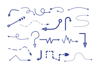 Arrow Doodle Shape Element Set