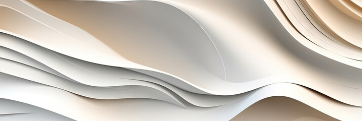 white Abstract Design Background, 3d wave bussines design banner