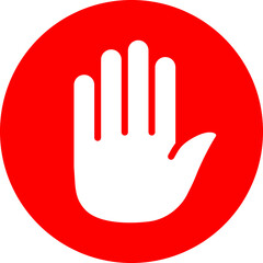 stop hand sign - obrazy, fototapety, plakaty