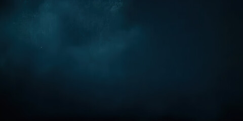 Black dark azure cobalt sapphire blue abstract background. Color gradient. Geometric shape. Wave, wavy curved line. Rough grunge grain noise. Light neon metallic shine shimmer bright. Design