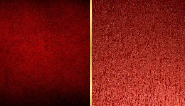 Modern ruddy paint limestone texture in red light seam home wall paper concept for flat Christmas background (1 texture FREE)