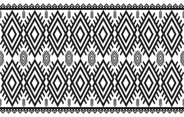 Geometric ethnic pattern traditional background design. - 717498808
