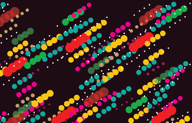 abstract background with colorful dots. Vector illustration for your design. - 717498813