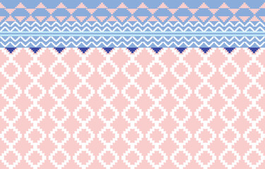 Seamless knitted pattern. Scandinavian style. Vector illustration. - 717498820