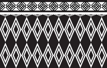 Geometric ethnic pattern traditional background design. - 717498843
