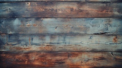 Weathered blue wooden planks with a rustic texture, perfect for a background with a vintage touch.