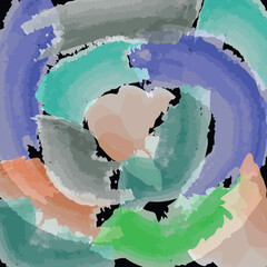 Colorful abstract background with watercolor style 