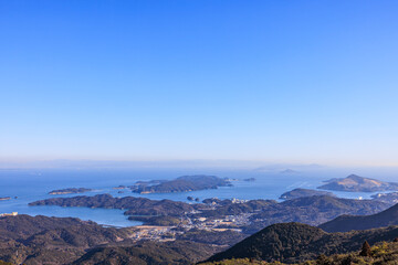 伊勢志摩スカイラインからの眺望　三重県