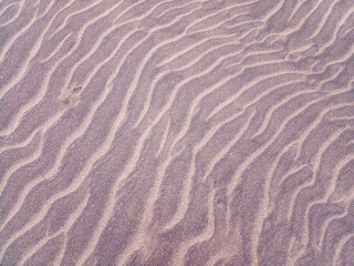 sand ripples on the beach