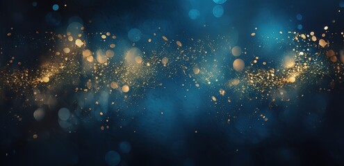 An abstract background with twinkling lights with glitter effect