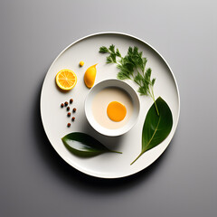 A Background with monochrome food platter, food, platter, monochrome, egg, leaves
