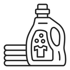   Laundry Detergent line icon