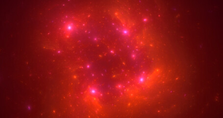 3D manual rendering abstract fractal business background