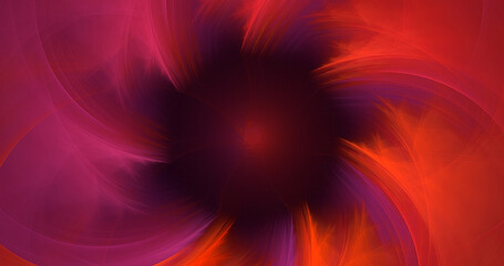 3D manual rendering abstract circle light background