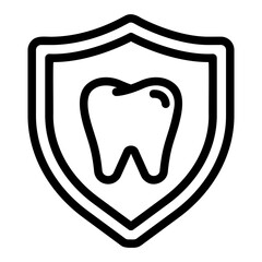 protection outline icon