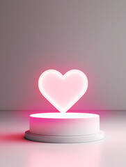 Simple product booth, podium, stage, product commercial photography background, cosmetics booth, promotional event