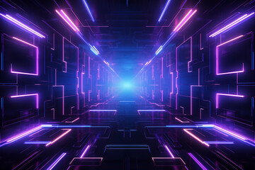 technological cyberspace modern neon effect background