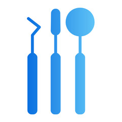dental equipment gradient icon