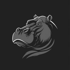 hippopotamus logo