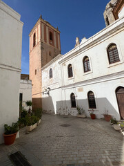 Fototapeta na wymiar Church in the old town of Tarifa