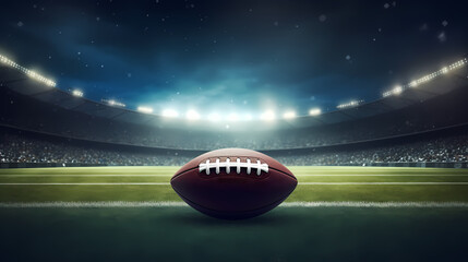 super bowl background, american football banner - obrazy, fototapety, plakaty