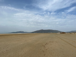 The beach around Tarifa