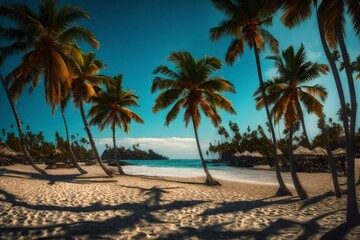 palm tree on the beach