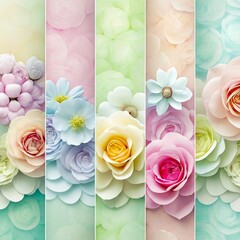 collage of flowers