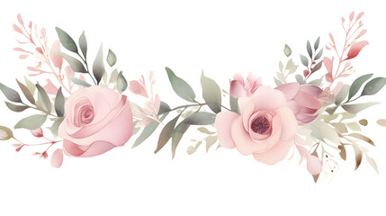 Watercolor flowers border for wedding,,
Round frame with delicate pink watercolor flowers peonies, hand painted. Pro Vector